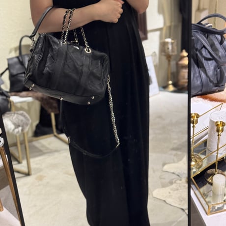 【M.U.L.】CHAIN BOSTON BAG MUL171-284A ※納期27.3月～8月