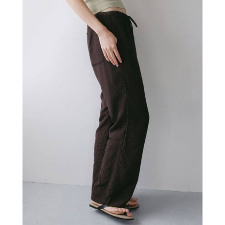 【anuke】Dotjacquard Rough Pants　※納期4月中旬～5月中旬