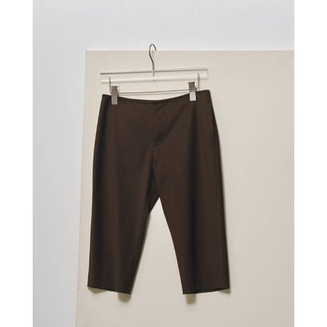 【TODAYFUL】Flat Lowrise Capripants　※納期3月下旬～4月下旬