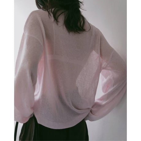 【anuke】Cottonlinen Loose Knit　※納期3月上旬～4月上旬