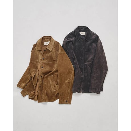 【TODAYFUL】Suede Soutiencollar Jacket　※納期2月上旬～3月上旬