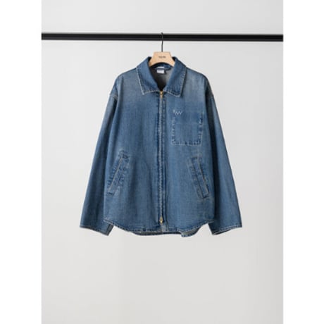 【YENN】DENIM ZIP UP JACKET　※納期1月中旬～2月中旬
