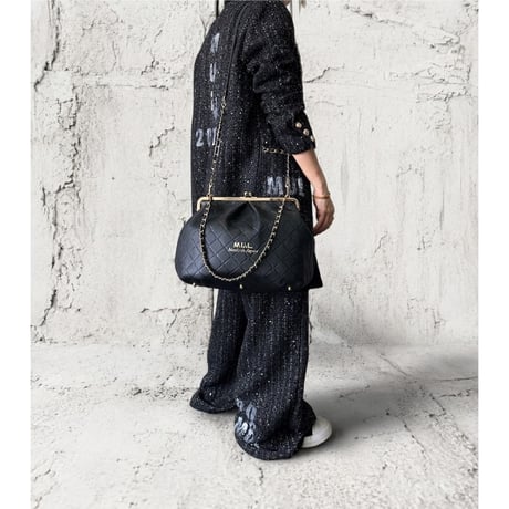 【M.U.L.】GAMAGUCHI GATHER 2WAY SHOULDER MUL234-286D　※納期27.3月～8月