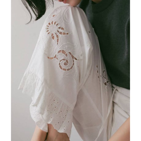 【anuke】Cutwork Lace Pants　※納期3月上旬〜4月上旬