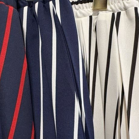 【MARGAUX VINTAGE】ストライププリーツスカート