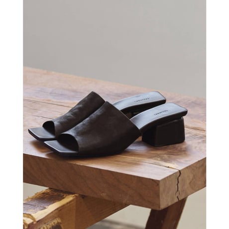 【TODAYFUL】Slide Leather Sandals　※納期4月上旬～5月上旬