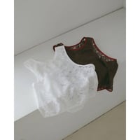 【anuke】Lace Sleeveless Tops　※納期5月中旬〜6月中旬