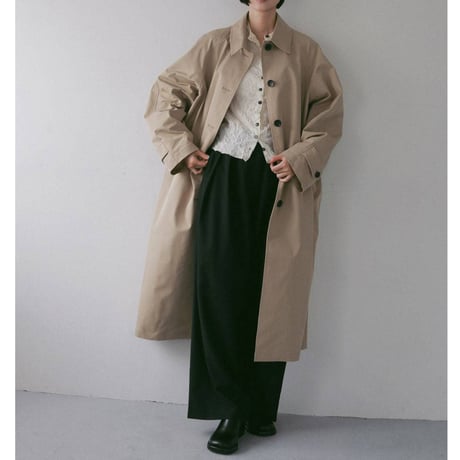 【anuke】Twill Tuck Widepants