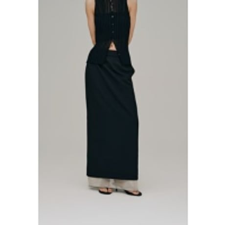 【Hella】layered tight skirt　※納期3月下旬～4月下旬