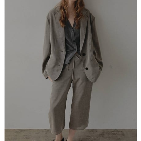【anuke】Vneck Botton Vest　※納期4月中旬～5月中旬