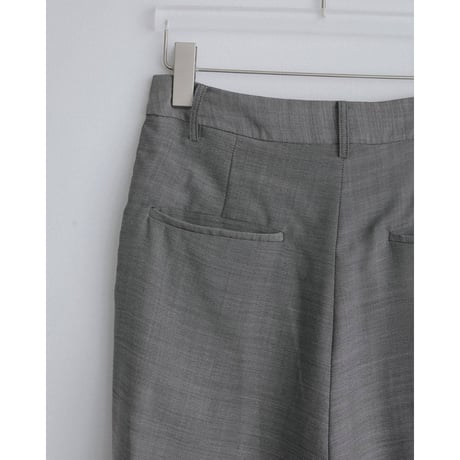 【anuke】Woolchambray Tuck Pants　※納期4月中旬〜5月中旬