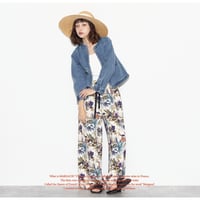 【ＭARGAUX VINTAGE】ボタニカル柄パンツ