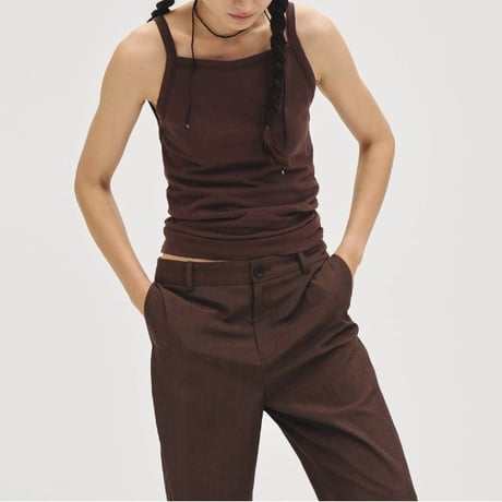 【TODAYFUL】Squareneck Slub Camisole　※納期5月上旬～6月上旬