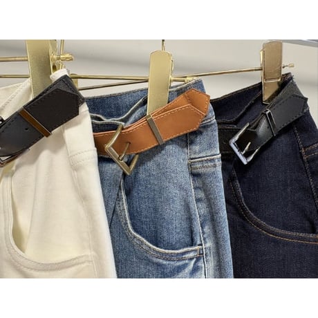 【ＭARGAUX VINTAGE】バックルデニムパンツ