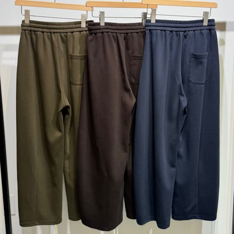 【kusukusu select】ダブルコードスウェットワイドパンツ　77638