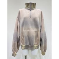 【CYAN TOKYO】ハンドスプレーZIPスウェット