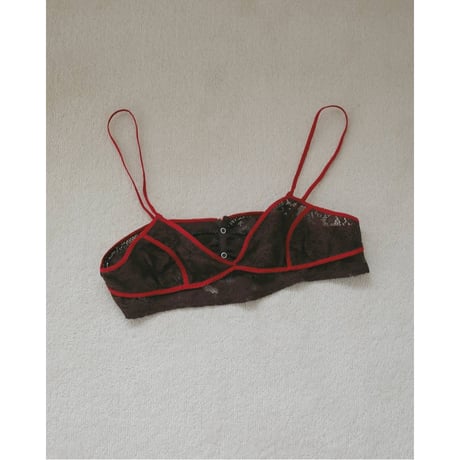 【anuke】Piping Lace Bratop　※納期5月中旬〜6月中旬