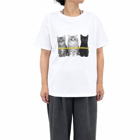 【siro de labonte】dog or cat? T shirt（レディースサイズ）※納期3/下～4/下