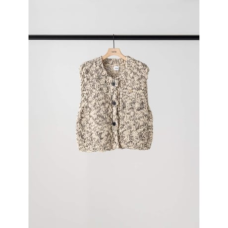【YENN】HAND SLUB MIX VEST