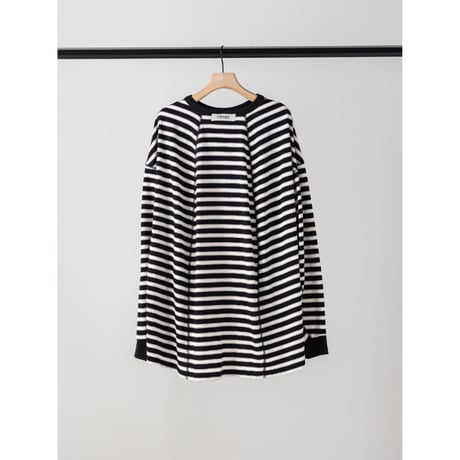 【YENN】STRIPE FORM LONG T