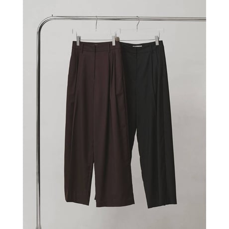 【TODAYFUL】Lightweight Tuck Trousers　※納期2月下旬～3月下旬