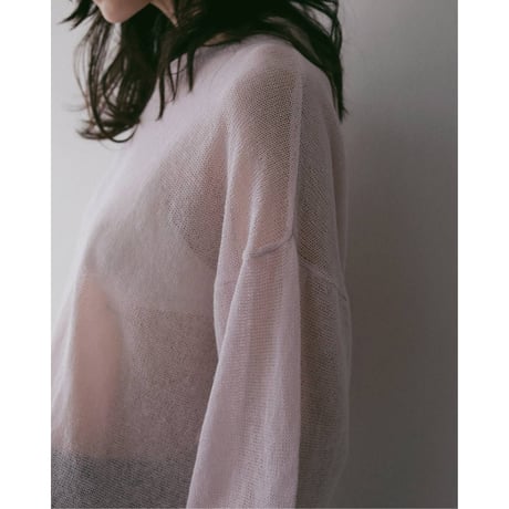 【anuke】Cottonlinen Loose Knit　※納期3月上旬～4月上旬