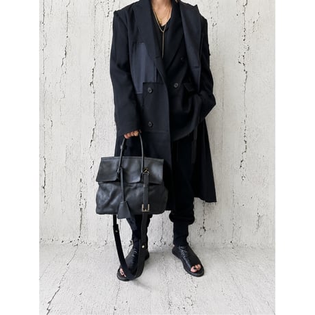 【M.U.L.】OVER FLAP 2WAY TOTE S MUL209-590B ※納期27.3月～8月