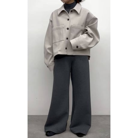 【CLOCHE】ストレッチジャージーシャツ