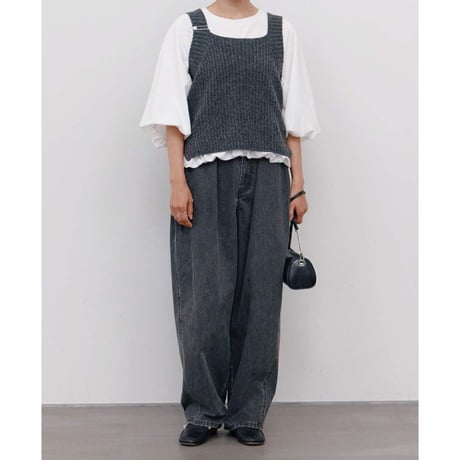 【YENN】CHUNKY KNIT VEST