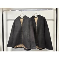 【MARGAUX VINTAGE】シャギージップコート　無地