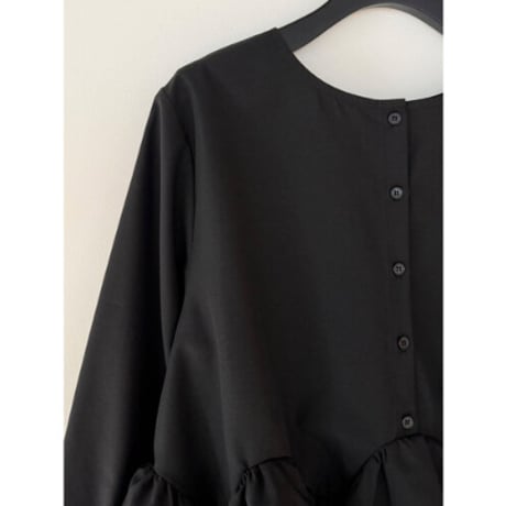 【Mewl】TULLE PEPLUM BL