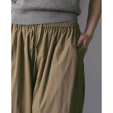 【anuke】Sheer Nylon Pants　※納期3月上旬～4月上旬