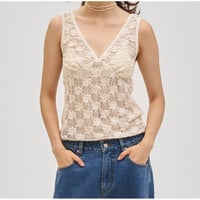 【TODAYFUL】Shrink Lace Tanktop　※納期4月上旬～5月上旬