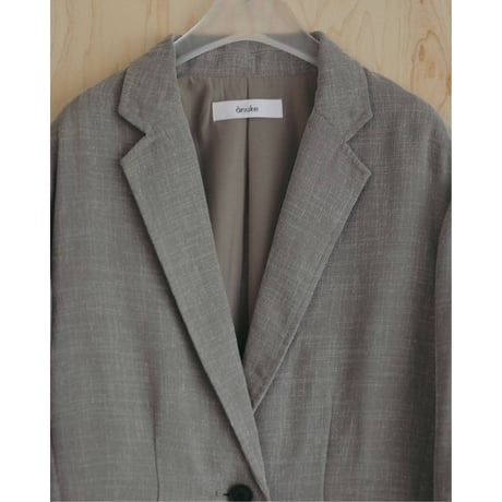 【anuke】Tweed Mesh Jacket　※納期3月上旬～4月上旬
