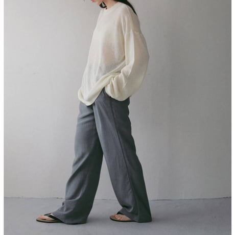 【anuke】Cottonlinen Loose Knit　※納期3月上旬～4月上旬