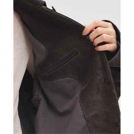 【TODAYFUL】Suede Soutiencollar Jacket　※納期2月上旬～3月上旬