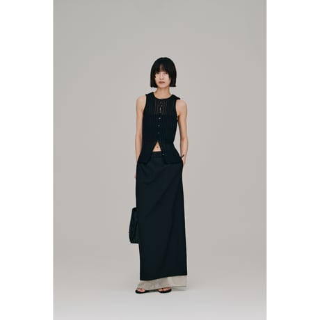 【Hella】layered tight skirt　※納期3月下旬～4月下旬