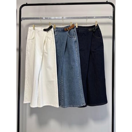 【ＭARGAUX VINTAGE】バックルデニムパンツ
