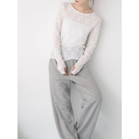 【Mewl】LACE LONG SLEEVE TOP