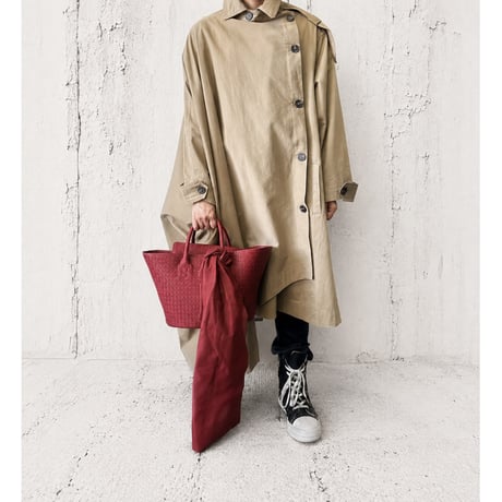 【M.U.L.】BASKET TOTE S leather stole MUL232 ※納期27.3月～8月