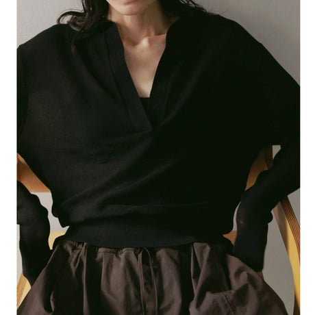 【anuke】Sheer Skipper Knit　※納期3月中旬～4月中旬