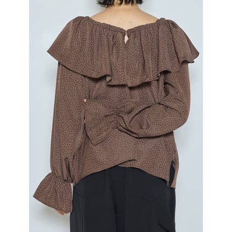 【CHIGNON】ﾚｵﾊﾟﾄﾞｯﾄﾄﾞﾛｽﾄｶﾗｰBL