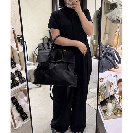【M.U.L.】OVER FLAP2WAY TOTE M MUL210-590B ※納期27.3月～8月