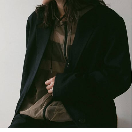 【anuke】Tweed Mesh Jacket　※納期3月上旬～4月上旬