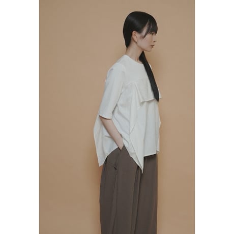 【CYAN TOKYO】サッカーストライプコンビTOPS