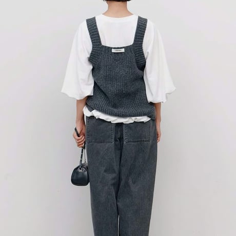 【YENN】CHUNKY KNIT VEST