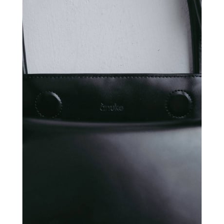 【anuke】Leather Boston Bag