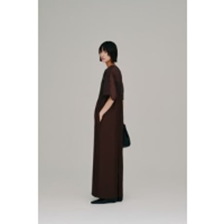 【Hella】sheer yoke jumpsuit　※納期3月下旬～4月下旬