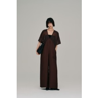 【Hella】sheer yoke jumpsuit　※納期3月下旬～4月下旬