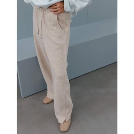【YENN】COZY TEXTURE PANTS